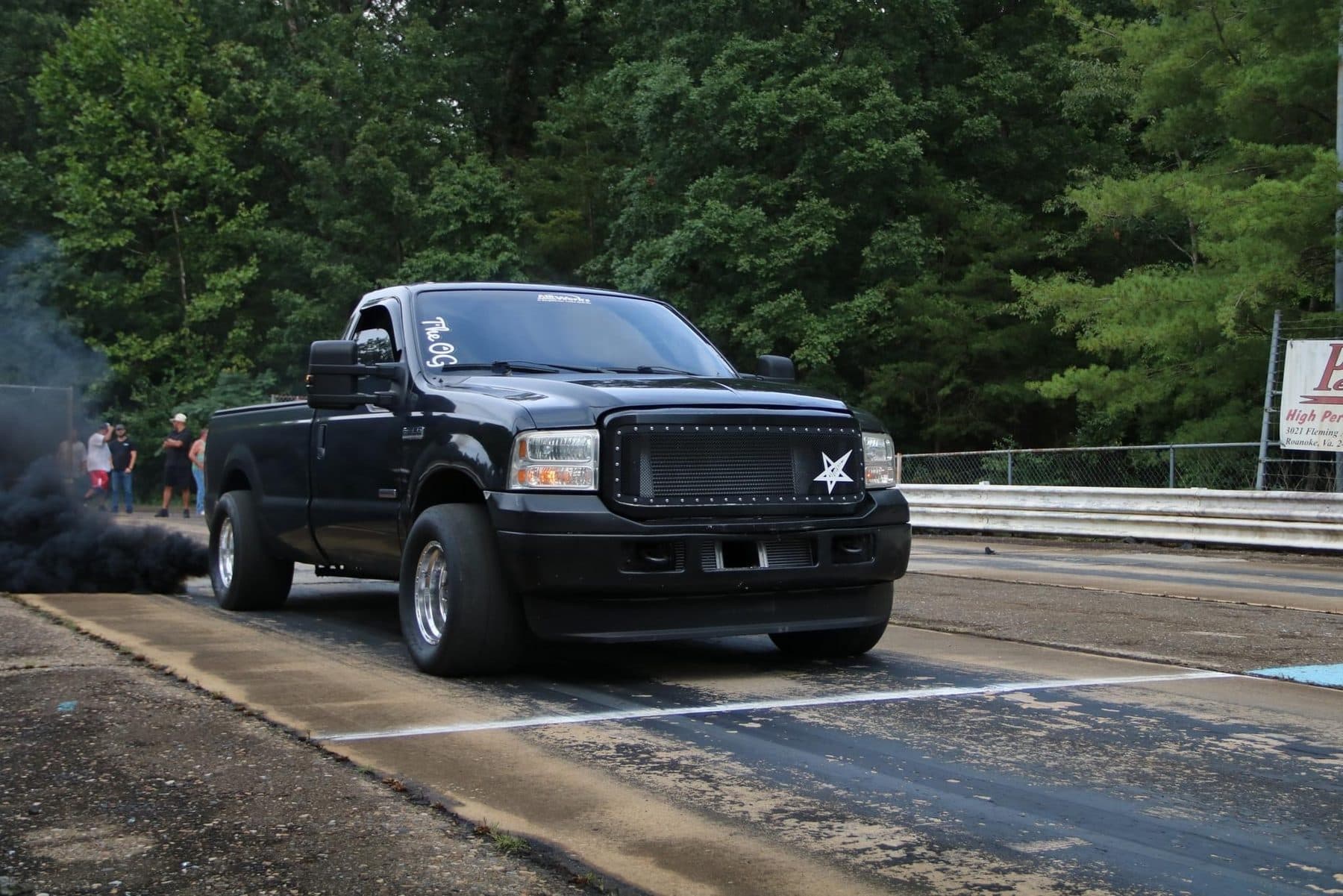 The OG launching at the drag strip